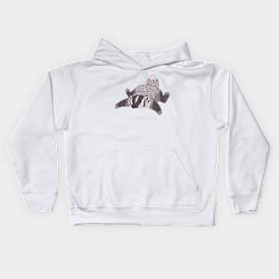 Badger badger badger badger Kids Hoodie